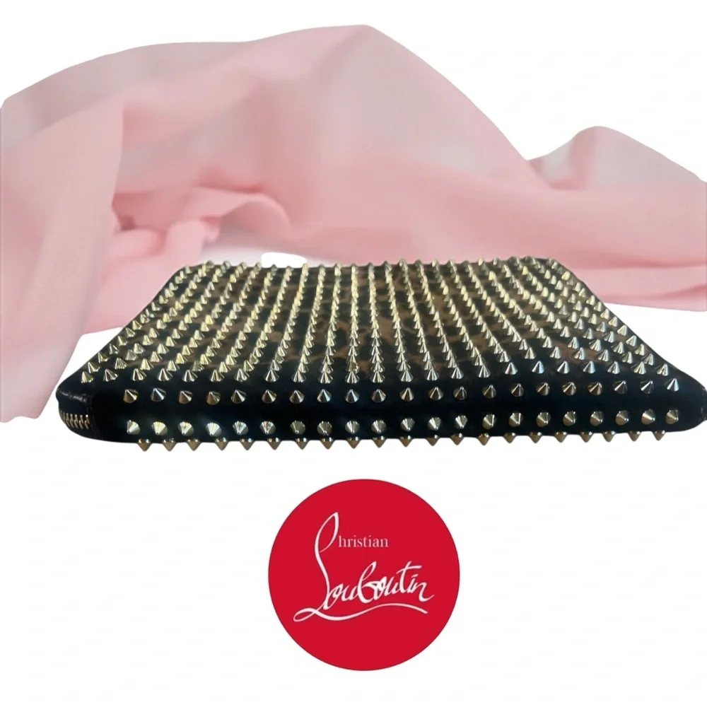 Christian Louboutin Cris Spikes Ponyskin iPad,Tablet,Case,or Clutch A BEAUTY! - Picture 4 of 12